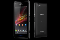 Black Sony Xperia M