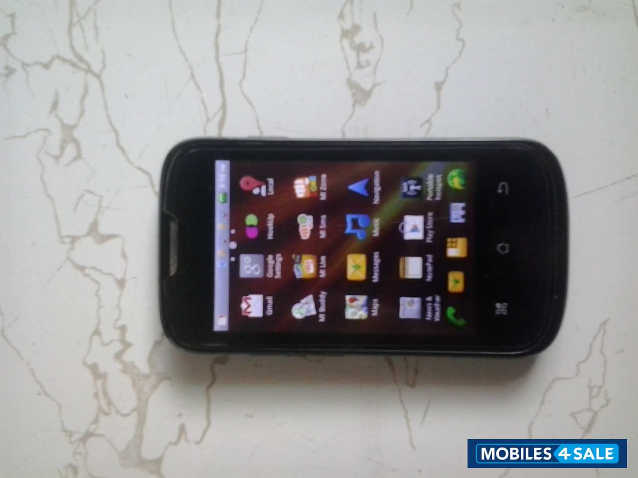 Black, Yellow Micromax A57