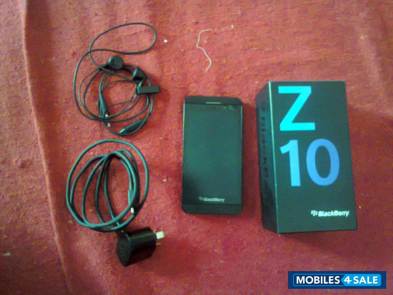 Black BlackBerry Z10