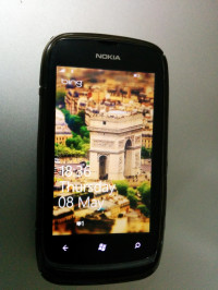 Black Nokia Lumia 610