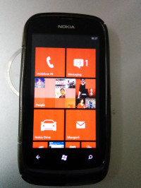 Black Nokia Lumia 610