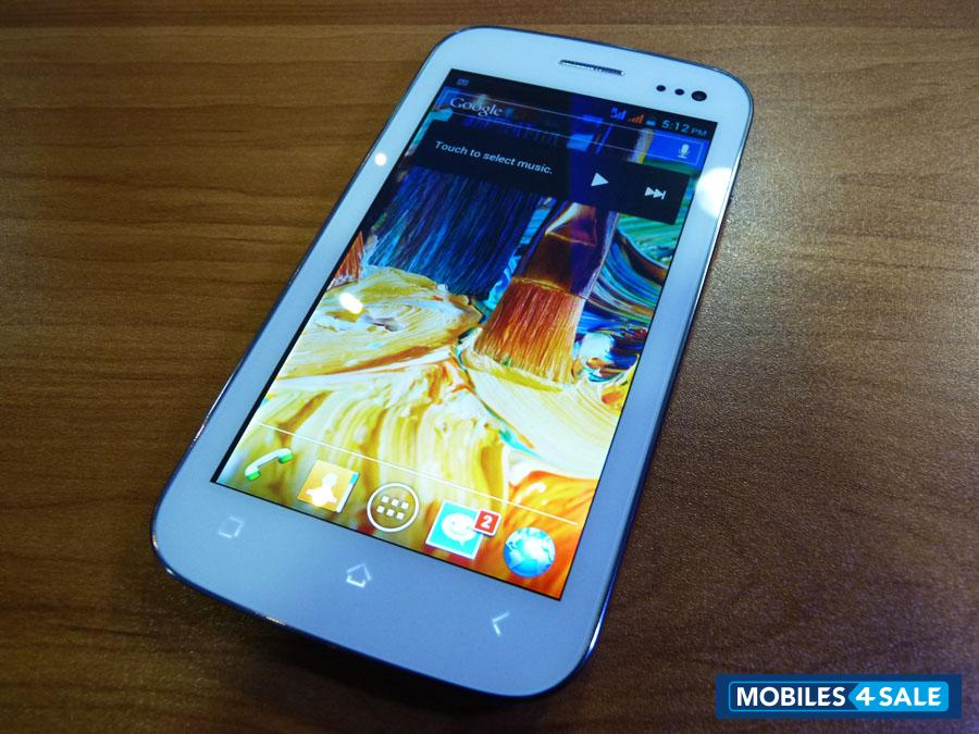 White Micromax Canvas 2 A110