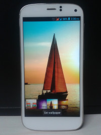 White Micromax Canvas Turbo A250