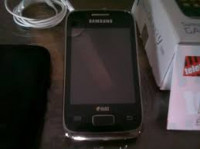 Black Samsung Galaxy Y Duos S6102