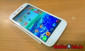 White Micromax Canvas 4 A210