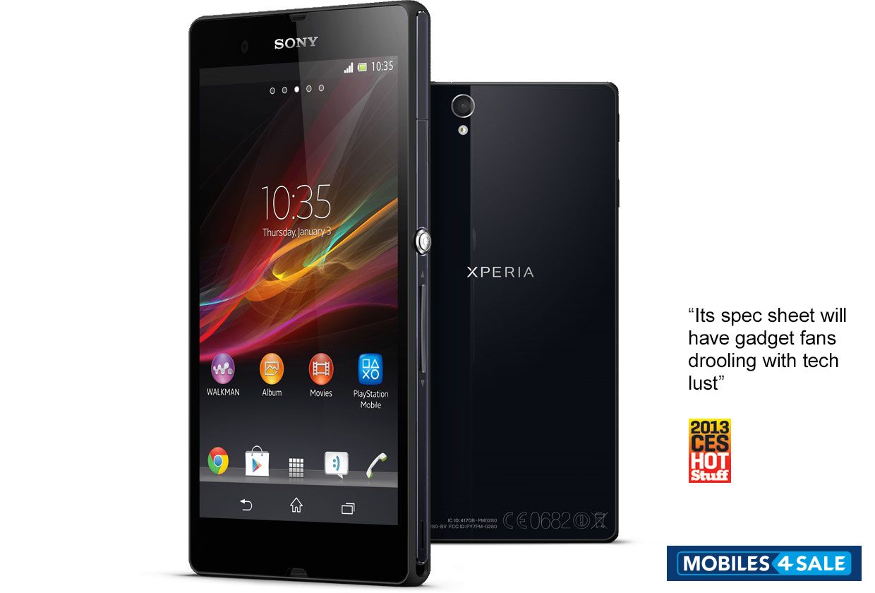 Black Sony Xperia Z