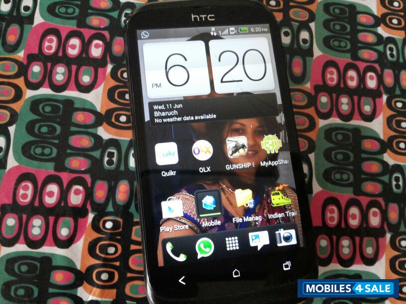 Black HTC Desire V