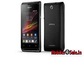 Black Sony Xperia E