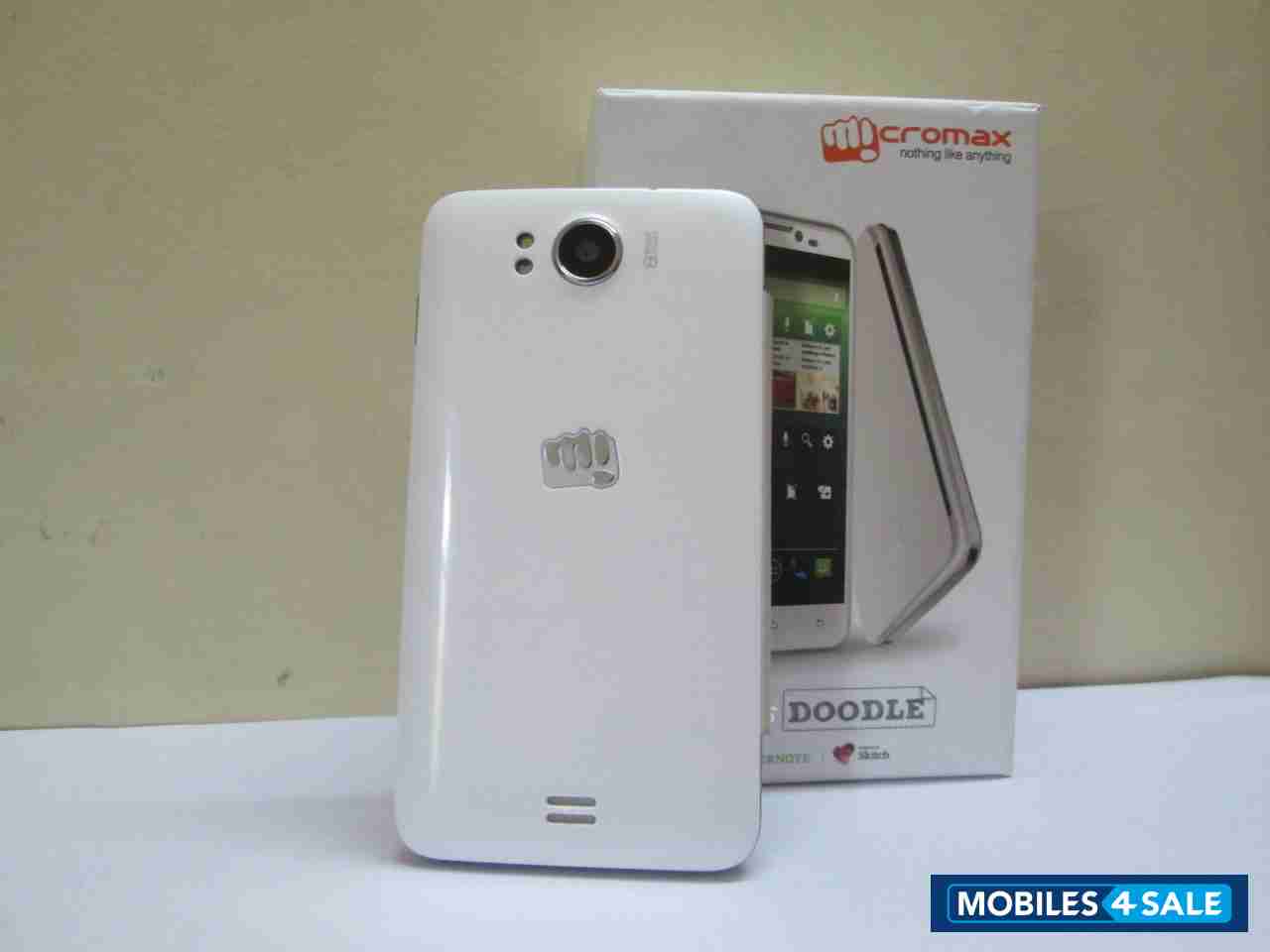 White Micromax Canvas Doodle A111