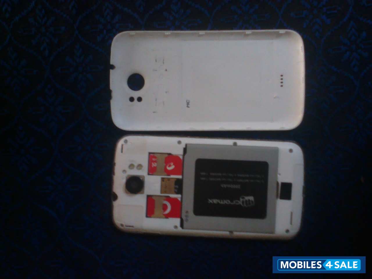 White Micromax Canvas 2 A110