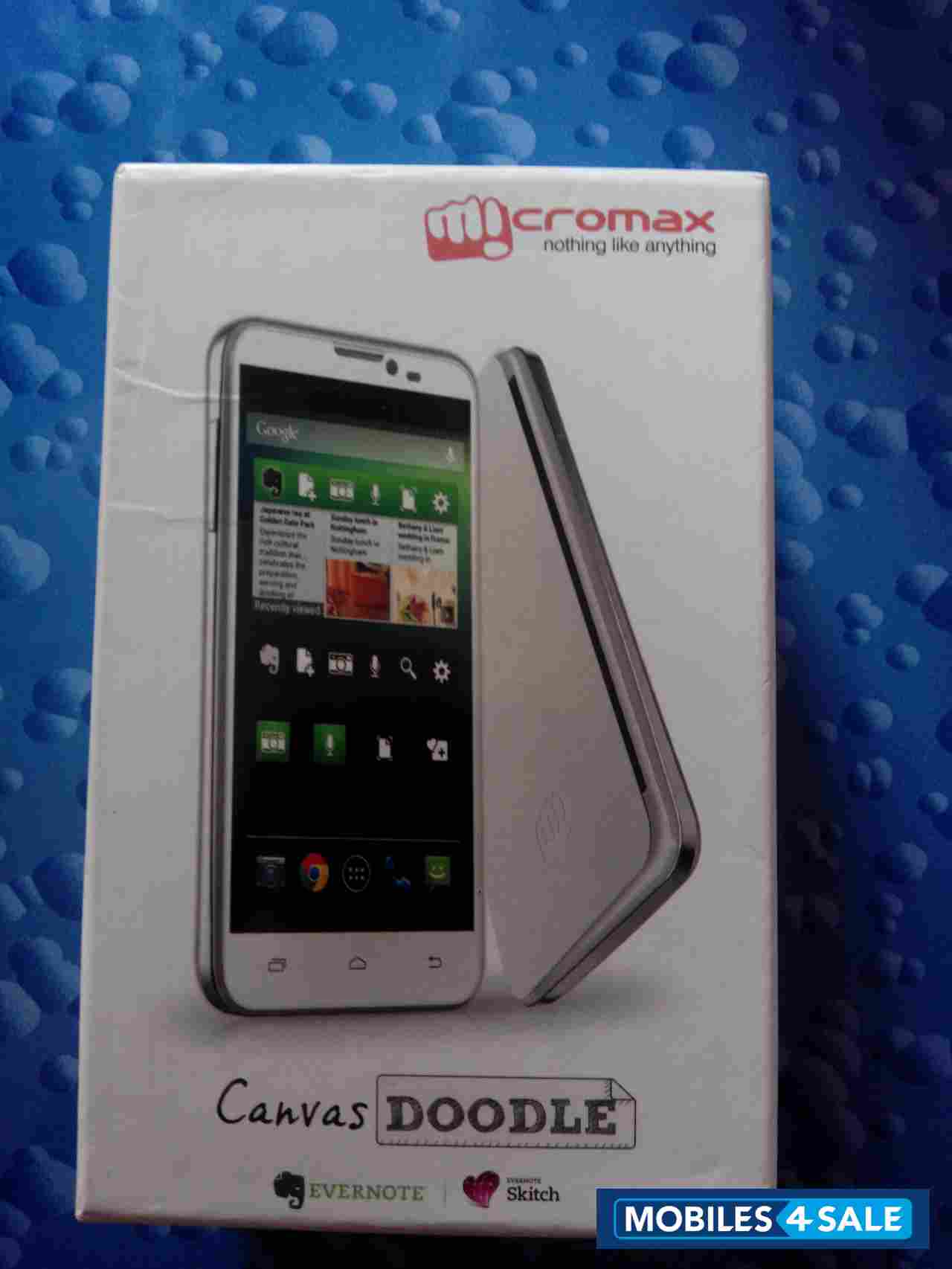 White Micromax Canvas Doodle A111