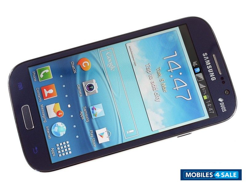 Blue Samsung Galaxy Grand GT-I9082