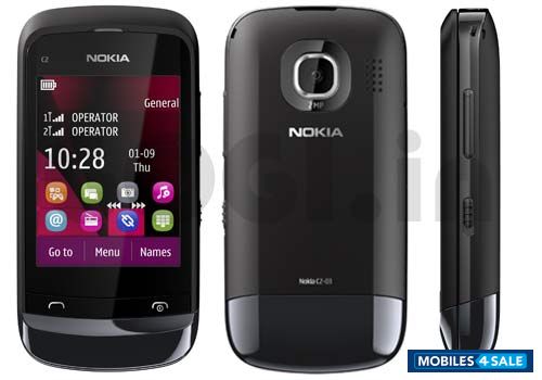 Black Nokia C2-03