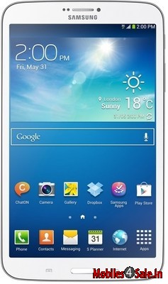 White Samsung Galaxy Tab 3 211