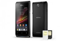 Blak Sony Xperia E Dual