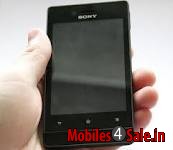 Black Sony Xperia miro