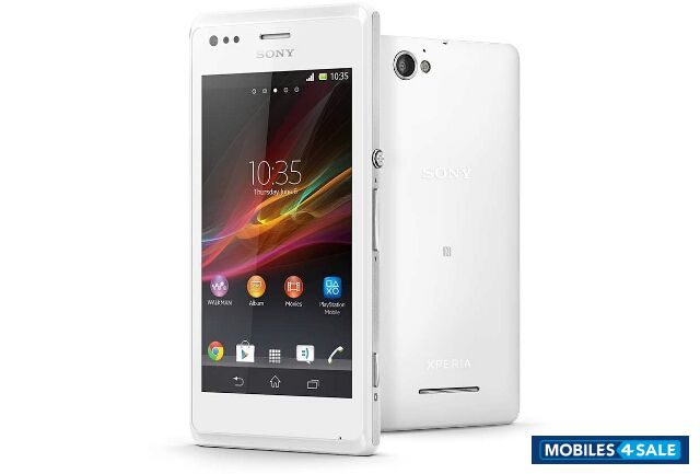 White Sony Xperia M