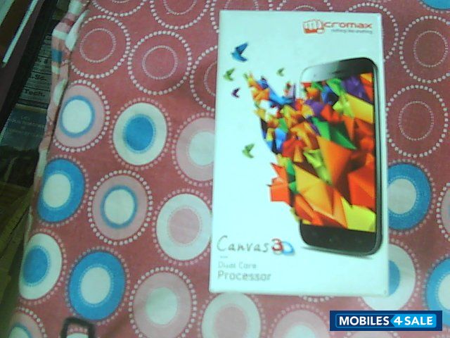 White Micromax Canvas 3D A115