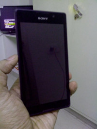 Black Sony Xperia C