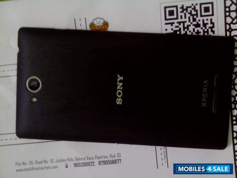 Black Sony Xperia C