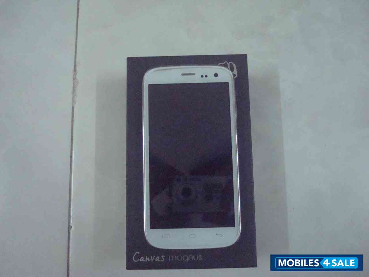 White Micromax Canvas Magnus A117