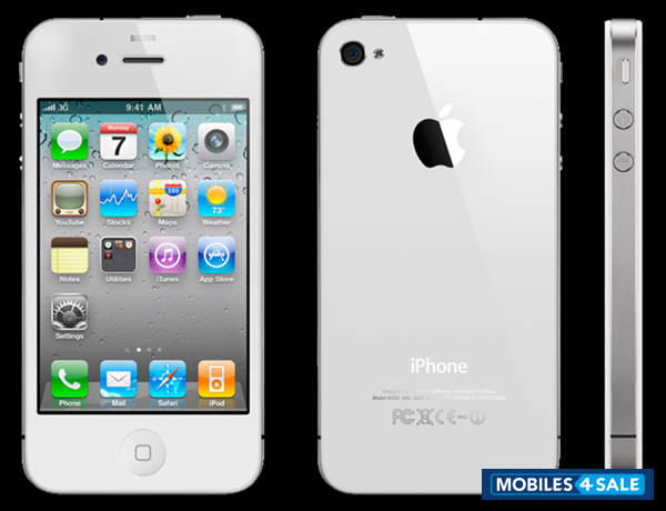 White Apple iPhone 4S