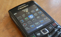 Black BlackBerry Pearl 3G 9105