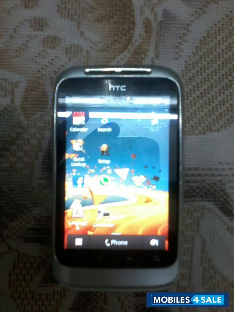 White Silver HTC Wildfire S