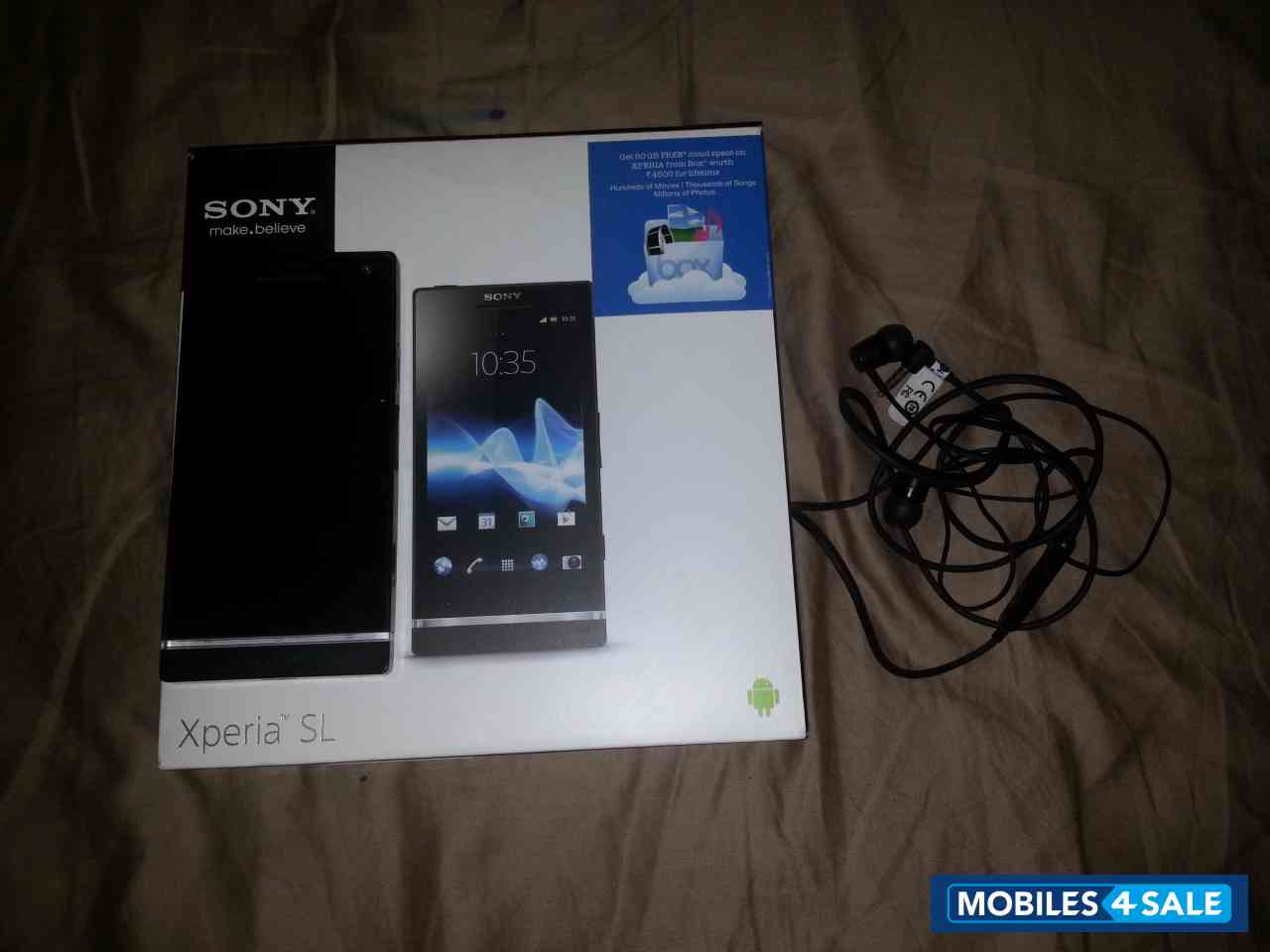 Black Sony Xperia SL