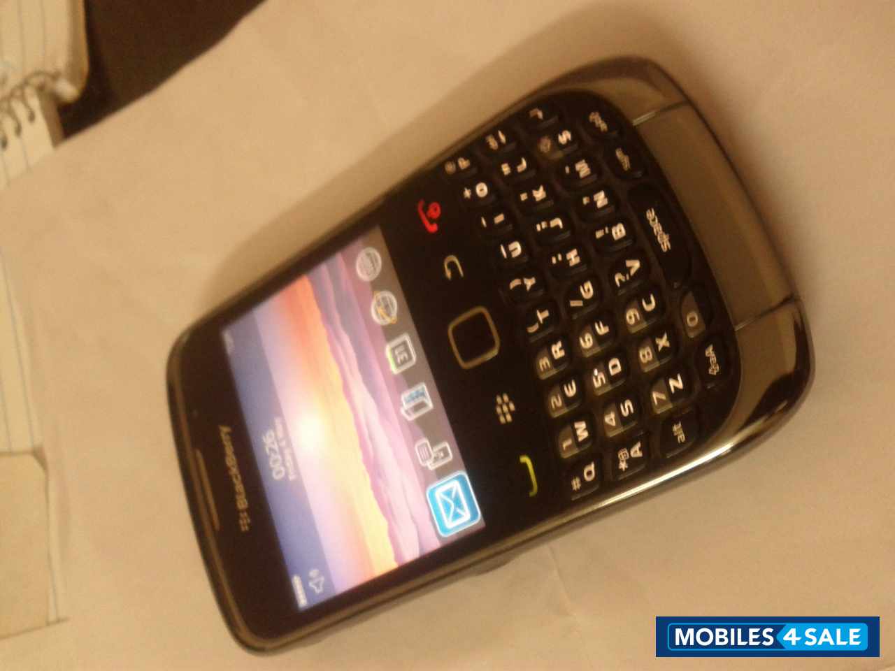 Black BlackBerry Curve 9300