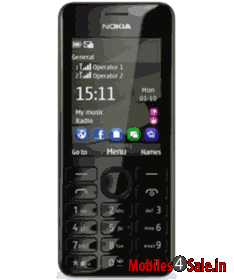 Black Nokia Asha 206