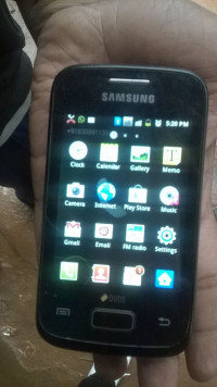 Black Samsung Galaxy Y Duos S6102