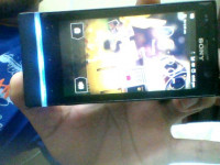 Black Sony Xperia U