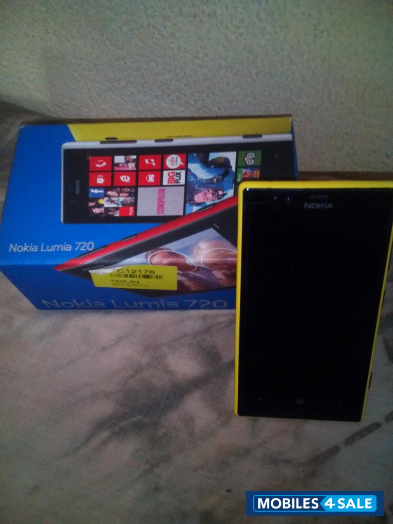 Yellow Nokia Lumia 720