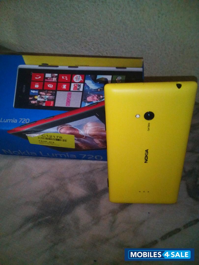 Yellow Nokia Lumia 720