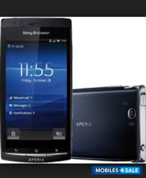 Black Sony Xperia arc S