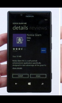 Black Nokia Lumia 720