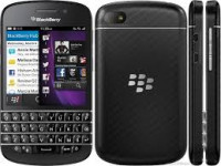 Black BlackBerry Q10