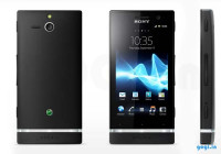 Black Sony Xperia U