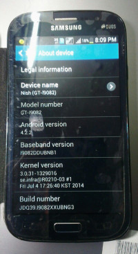 Black Samsung Galaxy Grand GT-I9082