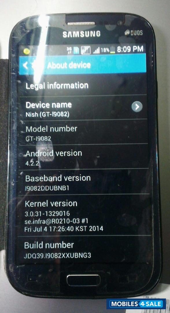 Black Samsung Galaxy Grand GT-I9082