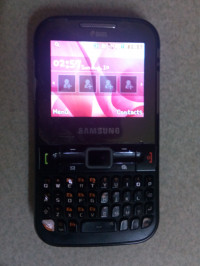 Black Samsung Chat C3222