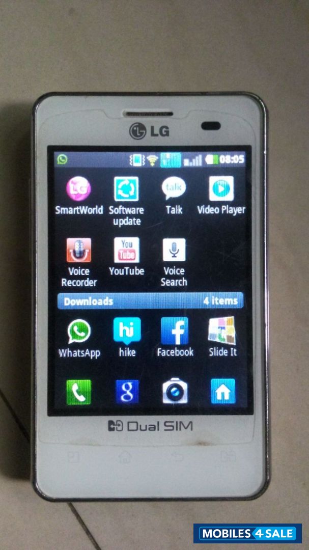 White LG Optimus L3 Dual