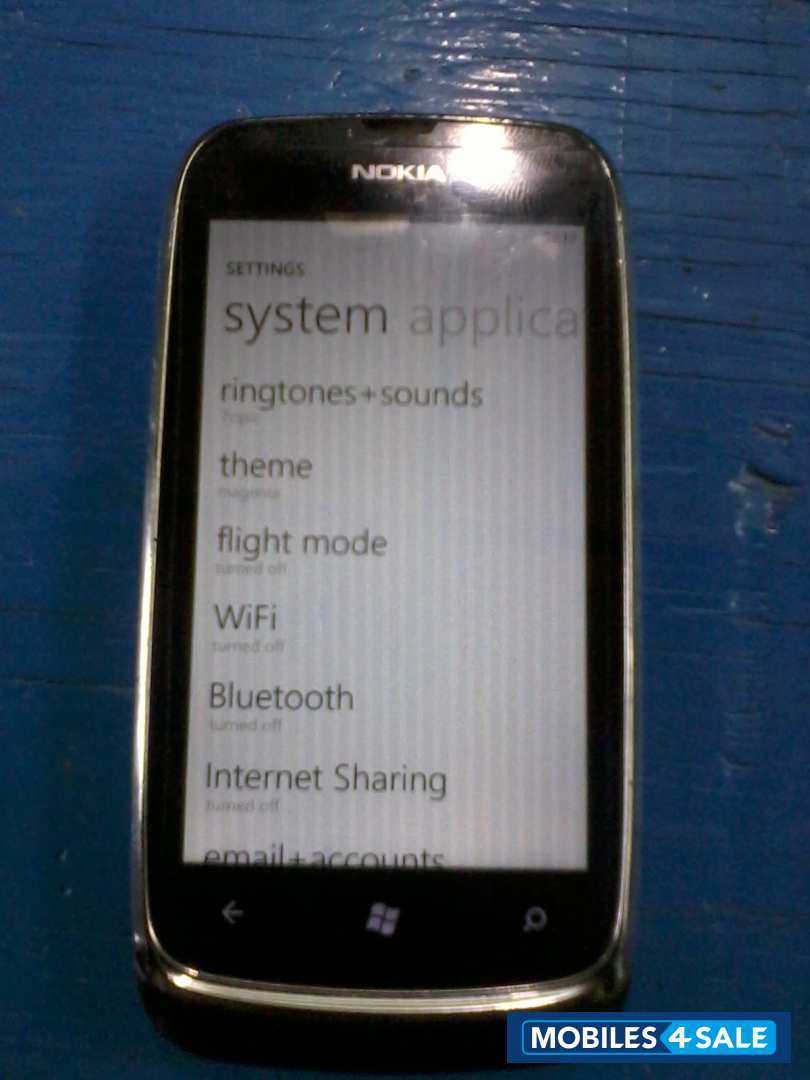 Black Nokia Lumia 610