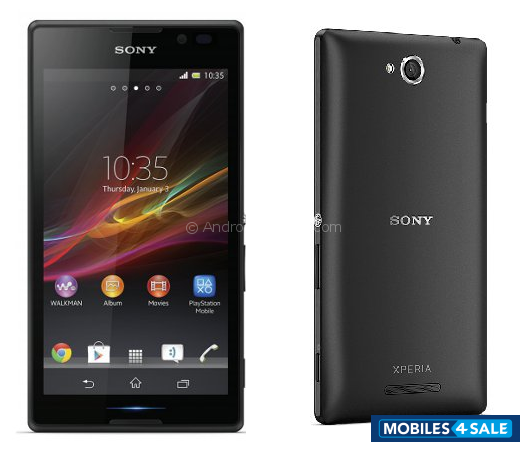 Black Sony Xperia C