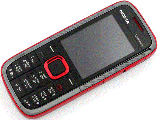 Red Nokia XpressMusic 5130