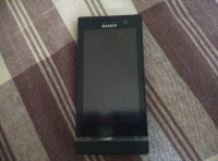 Black Sony Xperia U