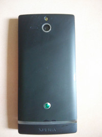 Black Sony Xperia U