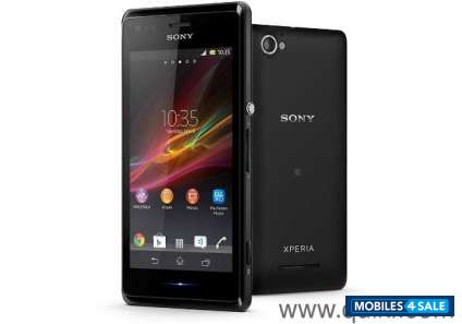 Black Sony Xperia M Dual