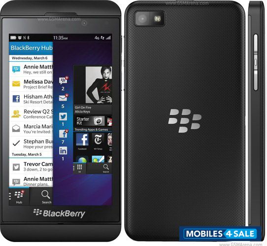 Black BlackBerry Z10